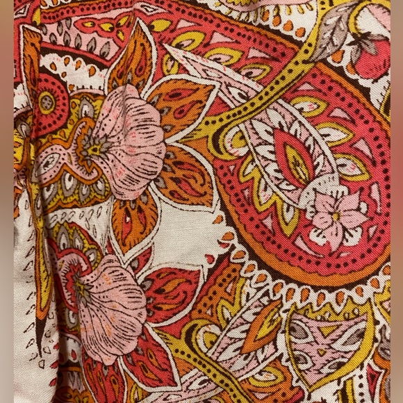 Ariat Paisley Print Button Up Shirt Size Medium - Picture 4 of 6